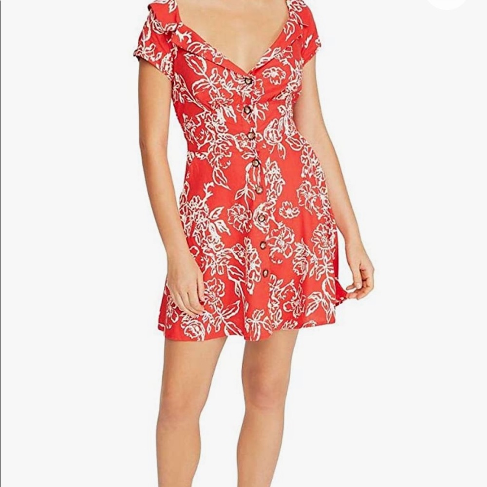 Free People A Thing Called Love Mini Dress